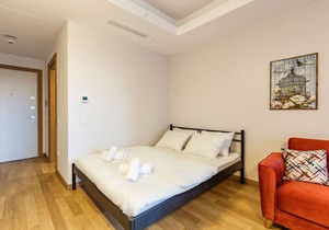 Modern Studio Flat with City View in Sariyer
