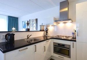 Modern waterfront apartment