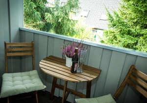 New cozy and modern apartment with balcony