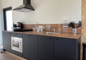 Nice chalet with dishwasher, Kampen city at 5 km