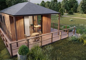 Nice tiny house with microwave, Maastricht at 9 km