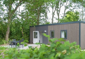 Nicely furnished chalet with dishwasher, close to North Sea