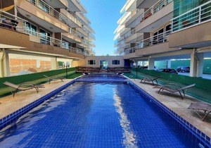 Novo e Confortável Studio 100m praia, 4 Pessoas, Ar Condicionado, Condomínio com piscina, Lava & Seca, WIFI - Beach Place Cumbuco