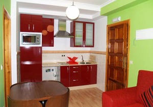 One bedroom appartement with shared pool, enclosed garden and wifi at San Antolin de Ibias