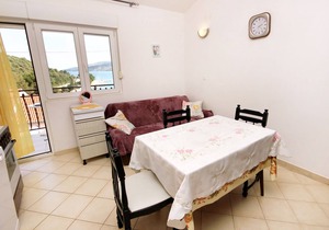 One bedroom apartment with balcony and sea view Marina, Trogir (A-10003-a)