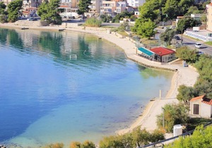 One bedroom apartment with terrace and sea view Marina, Trogir (A-9037-d)