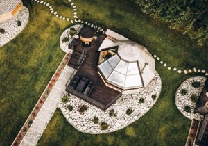 Osada Poli Koniaków - Panoramiczny Domek nr 1 z Prywatną Balią i Hydromasażem
