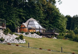 Osada Poli Koniaków - Panoramiczny Domek nr 3 z Prywatną Balią i Hydromasażem