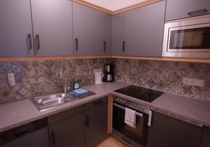 Panorama apartment for 2-3 people with south-facing balcony, 55 sqm