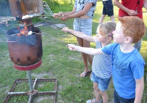Pipowagen op het strand