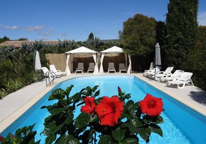 Plain foot of charm 70m ², private garden of 100m ² seen on fountains, plane trees