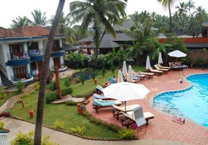 Pool View Studio Apartment in Candolim Beach Resort