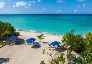 Private 7 Mile Beach Beach Club. Ocean views from Roof Terrace and Pool Pavilion