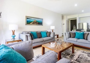 Private Patio w/Lagoon View+Pools, Gym, Cafe, Golf
