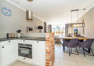 Quietly located semi-detached vacation home in Friedrichshain with terrace.