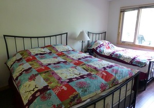 Recently renovated Main Floor 2 Bedroom/2 Bath Condo backing onto Toby Creek