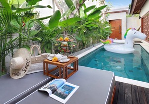 Romantic 2BR Villa In Ubud! 9Min Drive To The Monkey Forest! W/Swimming Pool!