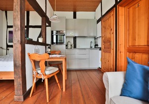 Rural charm, modern living under thatch in the old farmhouse