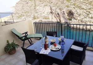 Seafront Penthouse with Terrace in Xlendi, Gozo