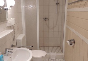 Single room, shower or bath, toilet - Hotel Café Herrmanns Mühle