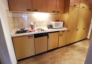 Sleeping beauty vacation apartment with mountain view