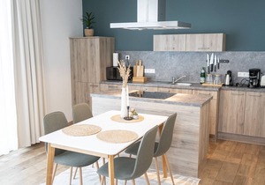 SmartFewo: Windbrecher | terrace | sauna | parking