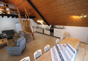 Spacious apartment with top equipment for 12 people in the volcanic soap