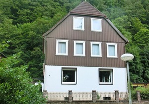 Spacious group house in the Harz region with a fenced garden