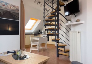 Strandperle 16 - Cozy penthouse with roof terrace and elevator