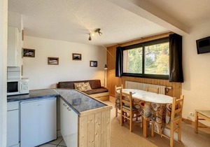 Studio agréable avec balcon, proche pistes et commerces - FR-1-417-22