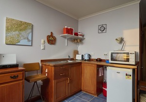 Studio apartment with mountain and sea view