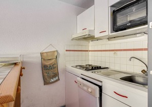 Studio cabin 6 pers, mountain ideal, elevator, ski, parking, pets allowed