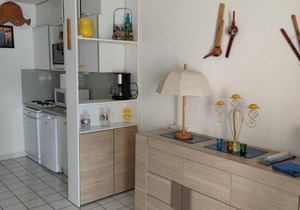 Studio cabine 4 pers près de la plage avec parking à Argelès-sur-Mer - FR-1-388-17