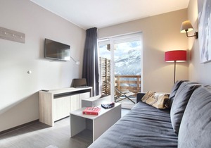 Studio in the active Pra Loup and the large Espace Lumière