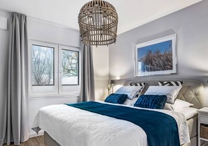 Stylish and modern furnished apartment with balcony, near the harbor.