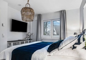 Stylish and modern furnished apartment with balcony, near the harbor.
