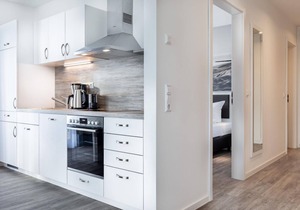 Stylish apartment with 2 balconies and fantastic sea views on the Baltic Sea beach -