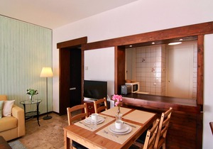 Tastefully furnished 2-room apartment with large terrace & dream lake view