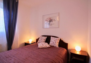 Tastefully furnished 2-room apartment with large balcony and dream view