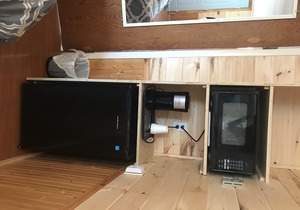 The Coastal Cabins- Cabin # 6 , walking minutes from the sandy beach