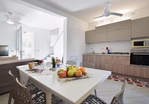 This beautiful semi-detached house is located only 200 m from the beach in a quiet area.