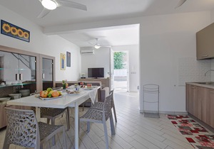 This beautiful semi-detached house is located only 200 m from the beach in a quiet area.