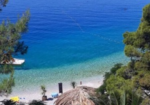 Two bedroom apartment with balcony and sea view Krvavica, Makarska (A-18911-a)