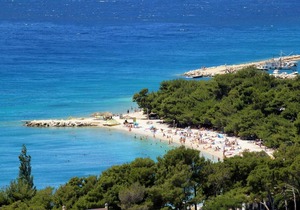 Two bedroom apartment with balcony and sea view Krvavica, Makarska (A-18911-a)