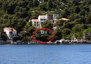 Two bedroom apartment with balcony and sea view Sobra, Mljet (A-4936-b)