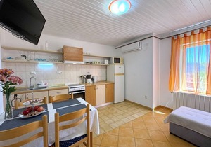 Two bedroom apartment with terrace and sea view Šilo, Krk (A-18724-a)