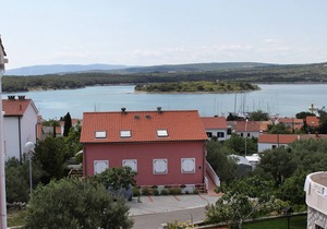 Two bedroom apartment with terrace and sea view Punat, Krk (A-5343-a)