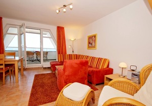 Vacation apartment near the harbor with balcony and sea view - Hafenhäuser Wiek FeWo 04