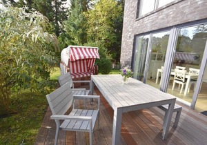 Vacation apartment 1 with terrace in the Fischerhuus in Scharbeutz