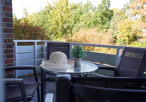 Vacation apartment Muschelschubser with balcony in the Seepark in Scharbeutz